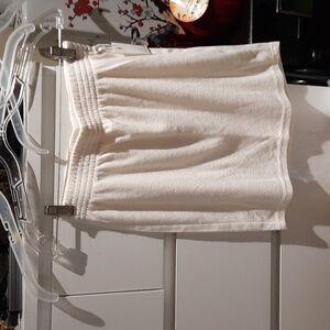 Ardene Off WHITE TERRY MINI SKIRT NWT Active Collection Size XS Small RUNS BIG